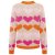 ZWILLINGSHERZ Strickjacke "Neon Herzen" - Beige