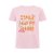 ZWILLINGSHERZ - T-Shirt "Smile Happy Shine" - Rosa XL