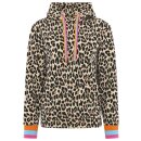 ZWILLINGSHERZ Hoodie "Leo Allover Neon Kante" -...