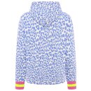ZWILLINGSHERZ Hoodie "Leo Allover Neon Kante" - Blau