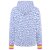 ZWILLINGSHERZ Hoodie "Leo Allover Neon Kante" - Blau