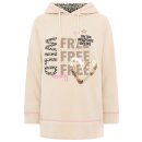 ZWILLINGSHERZ Oversized Hoodie "Wild Strong Free"