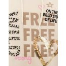 ZWILLINGSHERZ Oversized Hoodie "Wild Strong Free"