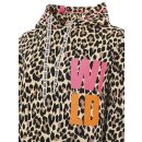 ZWILLINGSHERZ Hoodie "Leo Allover Neon Stickerei" S