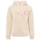 ZWILLINGSHERZ Hoodie "Paillette Smile" - Beige L