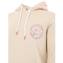 ZWILLINGSHERZ Hoodie "Paillette Smile" - Beige L