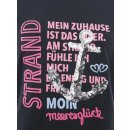 ZWILLINGSHERZ - T-Shirt "Meeresglück" - Dunkelblau