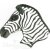 Gürtelschnalle ZEBRA