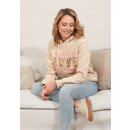 ZWILLINGSHERZ Hoodie "Paillette Love is all you...