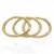 Gürtelschnalle OVAL RINGS gold