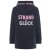 ZWILLINGSHERZ Oversized Hoodie "Strandglück Paillette" - Dunkelblau