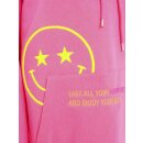 ZWILLINGSHERZ Hoodie "Always on the good side" - Neonpink S