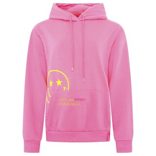 ZWILLINGSHERZ Hoodie "Always on the good side" - Neonpink XXL