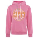 ZWILLINGSHERZ Hoodie "Always be happy" - Pink