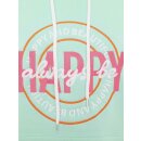 ZWILLINGSHERZ Hoodie "Always be happy" - Mint