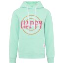 ZWILLINGSHERZ Hoodie "Always be happy" - Mint XL