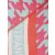 ZWILLINGSHERZ Dreieckstuch "Strandpink10" mit Baumwolle - Türkis/Pink/Orange