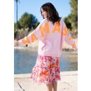MISS GOODLIFE - Roundneck Double Namasté Sweatpullover - rose/neonorange/neonpink L / 40
