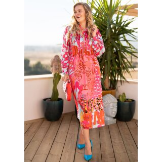 MISS GOODLIFE Dress Tiger Leaves S (36)