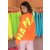 MISS GOODLIFE - Roundneck Double Namasté Glitter - Neonorange