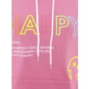 ZWILLINGSHERZ Hoodie "Happy Smiley" - Pink L