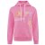 ZWILLINGSHERZ Hoodie "Happy Smiley" - Pink L