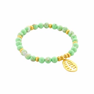 biba Armband Naturstein - Grün