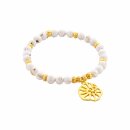 biba Armband Naturstein - Cremeweiß