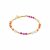 biba Armband Crystal mit Süßwasserperlen - Pink-Orange