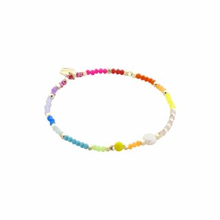 biba Armband Crystal mit Süßwasserperle - Bunt