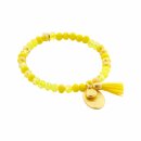 biba Armband Crystal mit goldfarbenem Anhänger u....