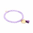 biba Armband Crystal mit goldfarbenem Anhänger u....