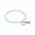 biba Armband Crystal mit goldfarbenem Anhänger u. Quaste - Mint