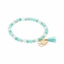 biba Armband Crystal mit goldfarbenem Anhänger u....