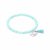 biba Armband Crystal mit silberfarbenem Anhänger u. Quaste - Hellblau