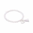 biba Armband Crystal mit silberfarbenem Anhänger u....