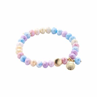 biba Armband Crystal mit goldfarbenem Anhänger - Multi