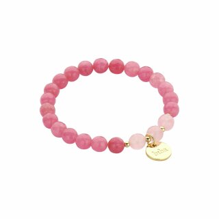 biba Armband Naturstein - Pink