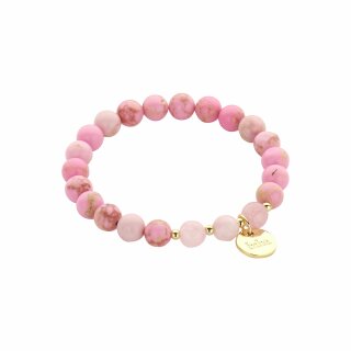 biba Armband Naturstein - Rosa