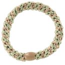 KKNEKKI Haargummi - Lind Green Beige Glitter
