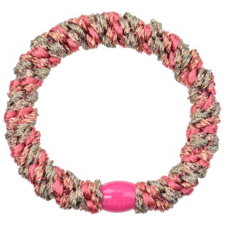 KKNEKKI Haargummi - Mix Rasberry Taupe Glitter