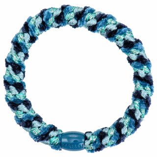 KKNEKKI Haargummi - Mix Navy Turskish Glitter