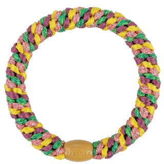 KKNEKKI Haargummi - Mix Green Yellow Pink Glitter