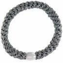 KKNEKKI Haargummi - Steel Grey Glitter