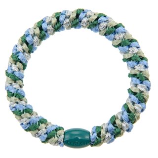 KKNEKKI Haargummi - Mix Green Silver Glitter