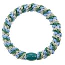 KKNEKKI Haargummi - Mix Green Silver Glitter