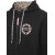 ZWILLINGSHERZ Hoodiemantel "Wild Strong Free" - Schwarz S