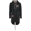 ZWILLINGSHERZ Hoodiemantel "Wild Strong Free" -...