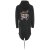 ZWILLINGSHERZ Hoodiemantel "Wild Strong Free" - Schwarz XL