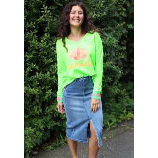 MISS GOODLIFE Jeansrock Golden Button